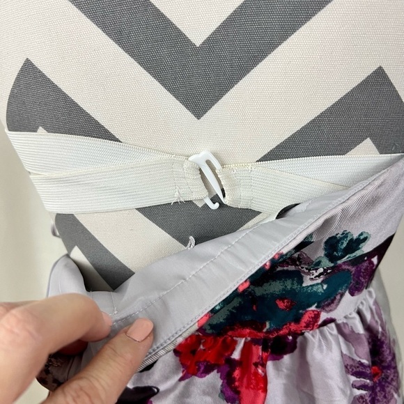 NWT - Tibi Strapless Floral Silk & Wool-blend Runway Dress - Size 0 - Picture 11 of 13